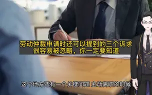 Descargar video: 劳动仲裁申请时还可以提到的三个诉求，很容易被忽略，你一定要知道