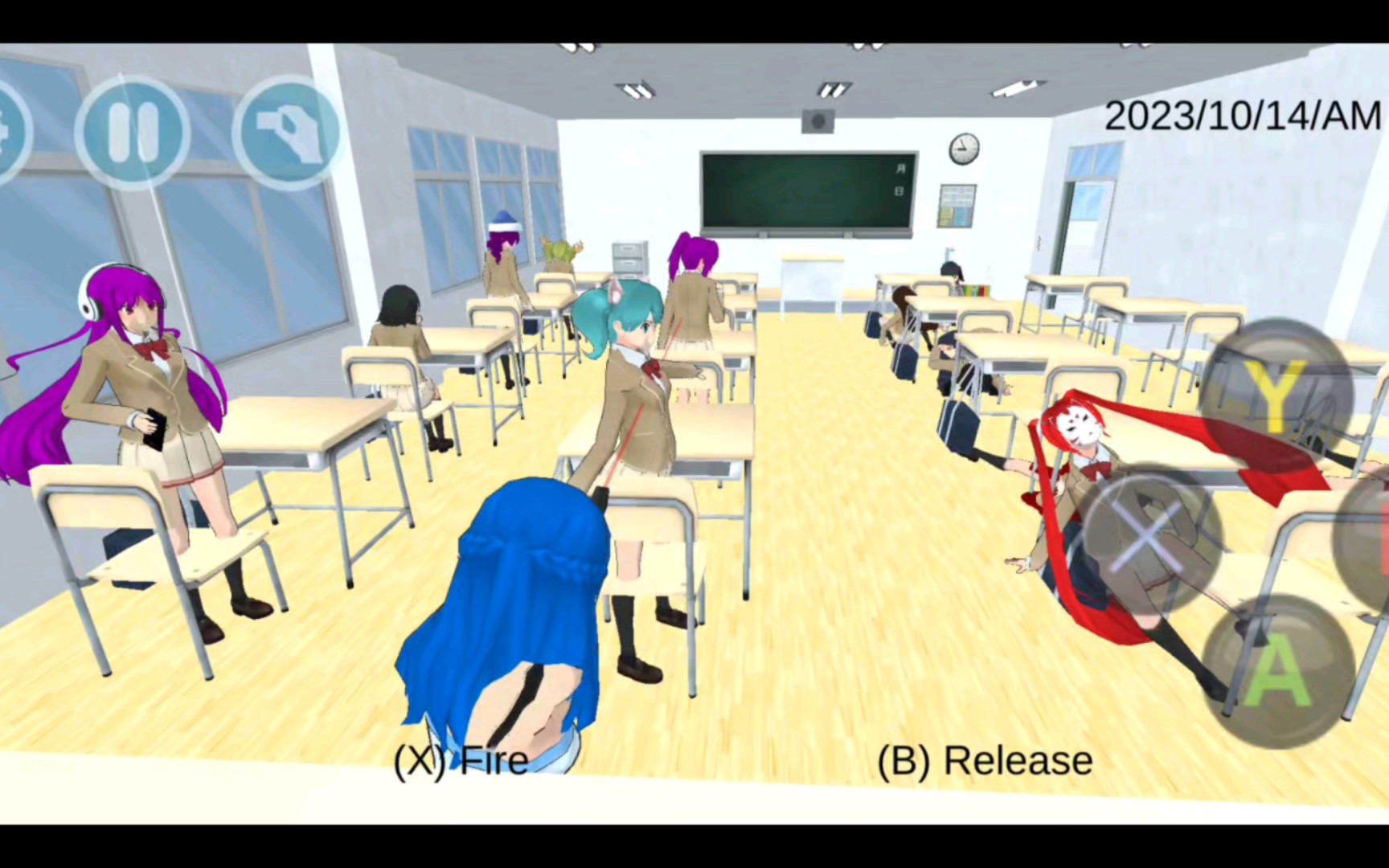 少女杀手在学校里大开杀戒《女子高校模拟器》