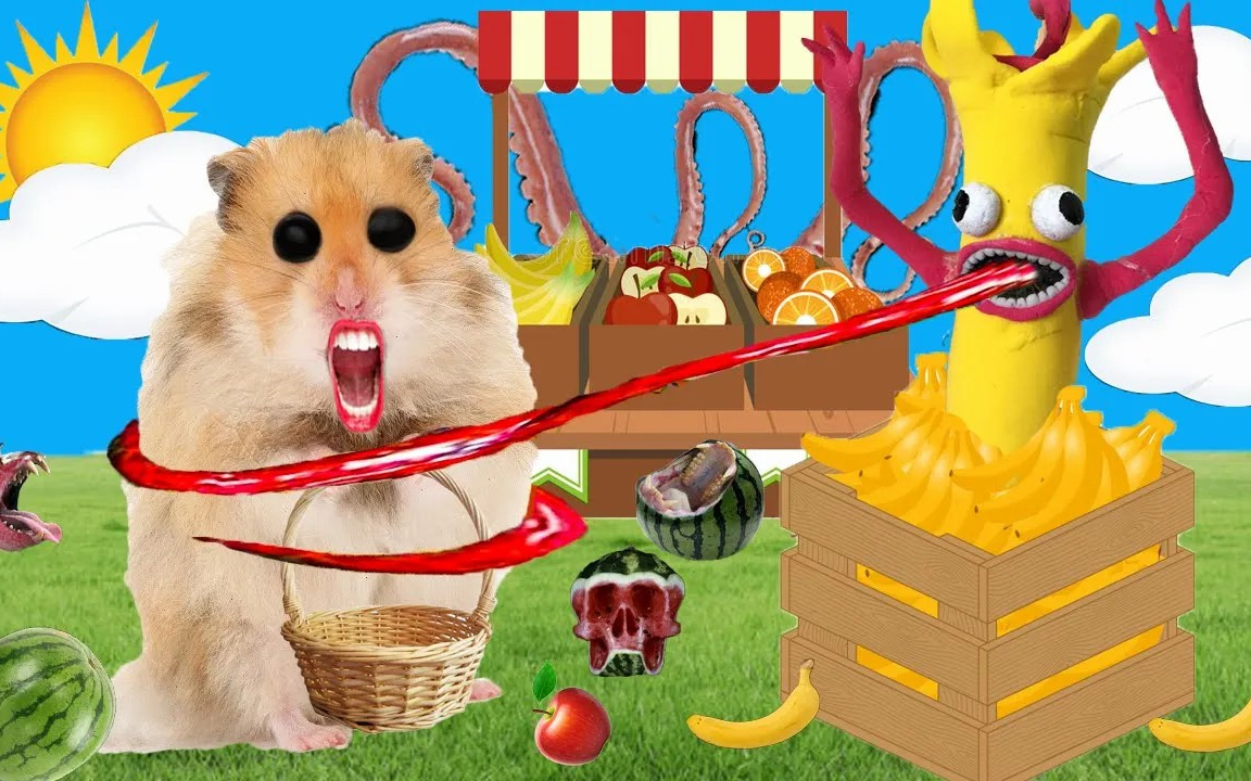 【仓鼠大闯关】上个超市 还能买到香蕉怪_哔哩哔哩_bilibili