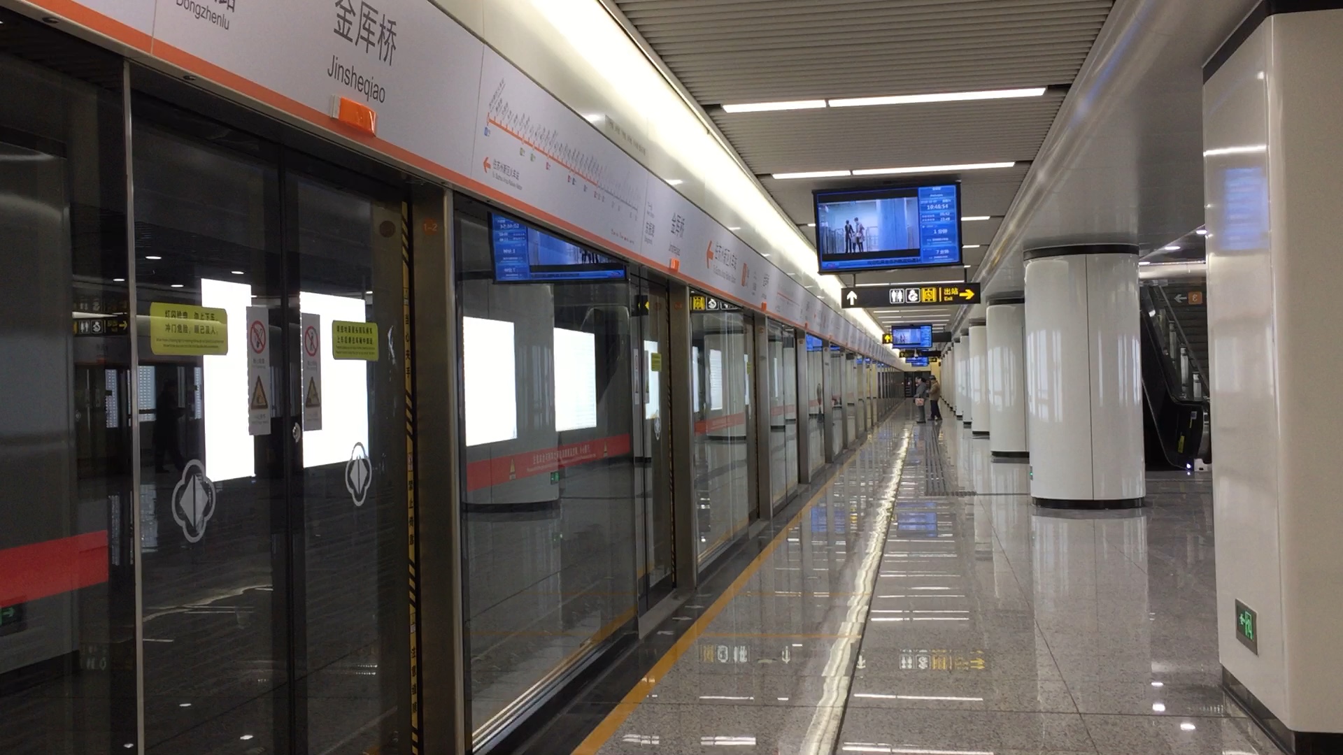 苏e随拍13苏州地铁三号线试乘3号线0337列车往苏州新区火车站金厍桥站