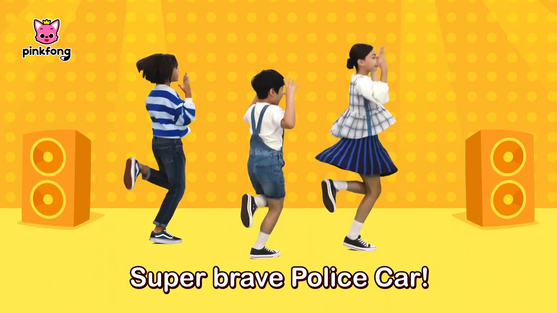 [图]p1碰碰狐英文儿歌PoliceCarDanceAlongLet'sDanceTogether!｜Pinkfong