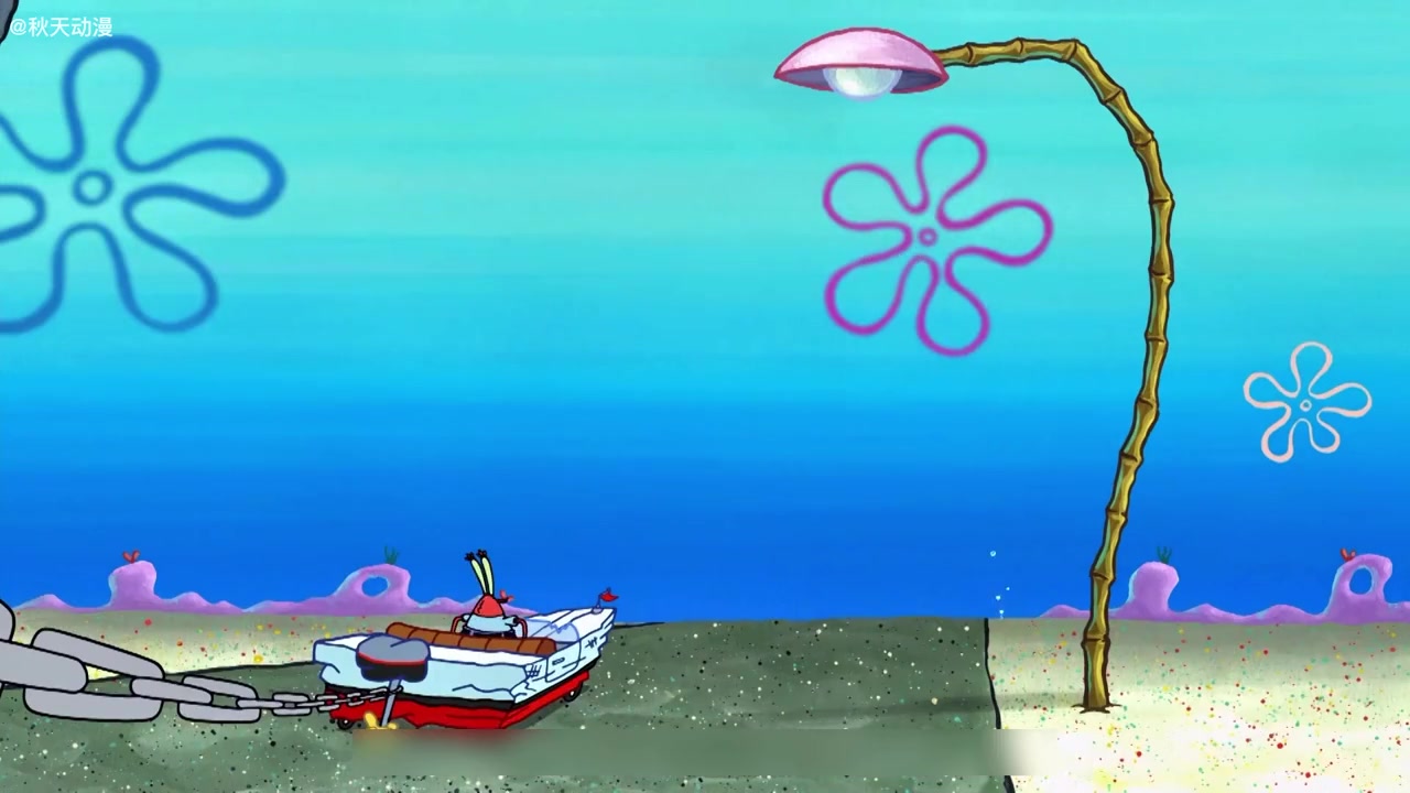 蟹老板把珊迪的树屋砍了,甚至还要抢走珊迪的家