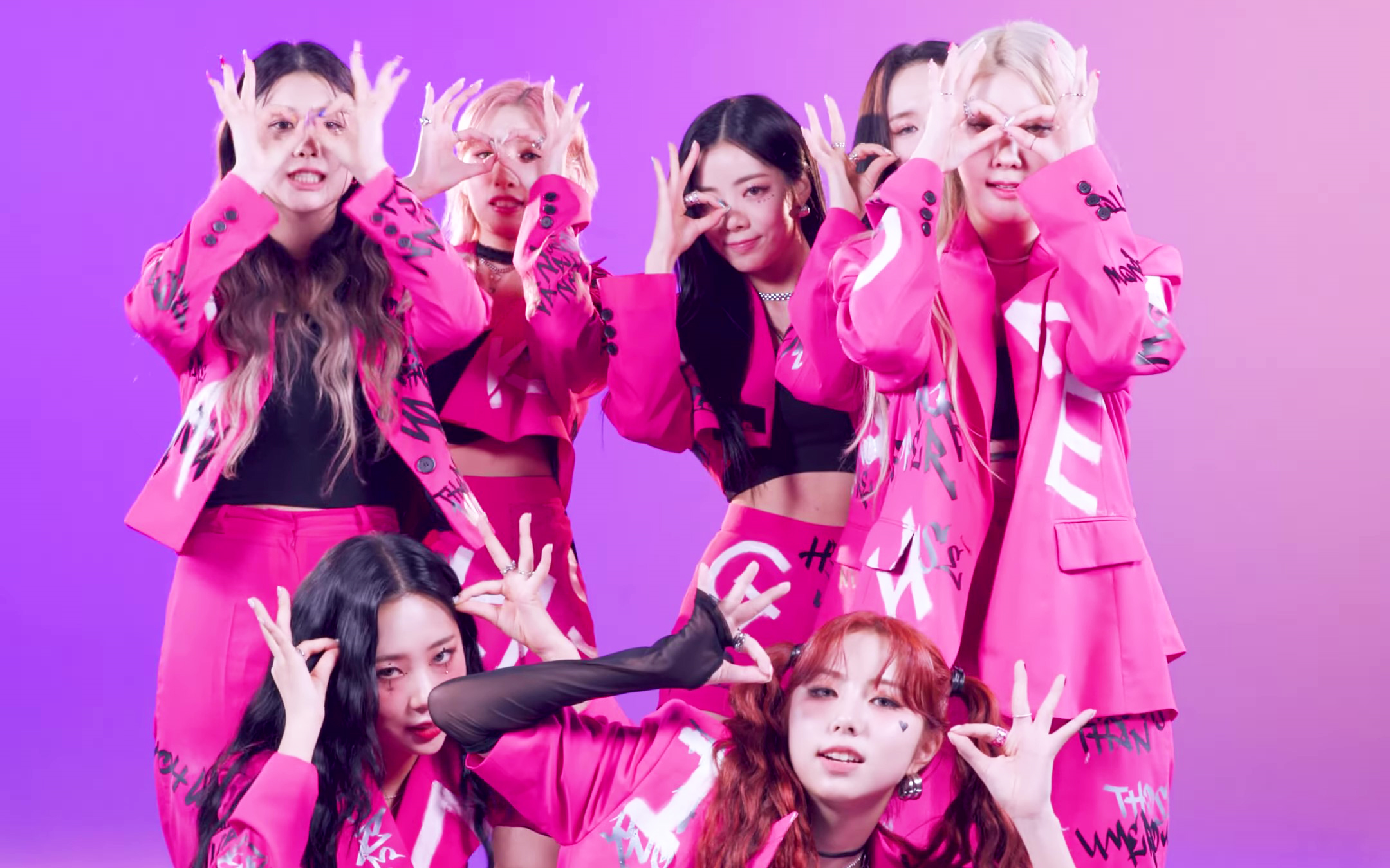 【超清】接力舞蹈 purple kiss - nerdy