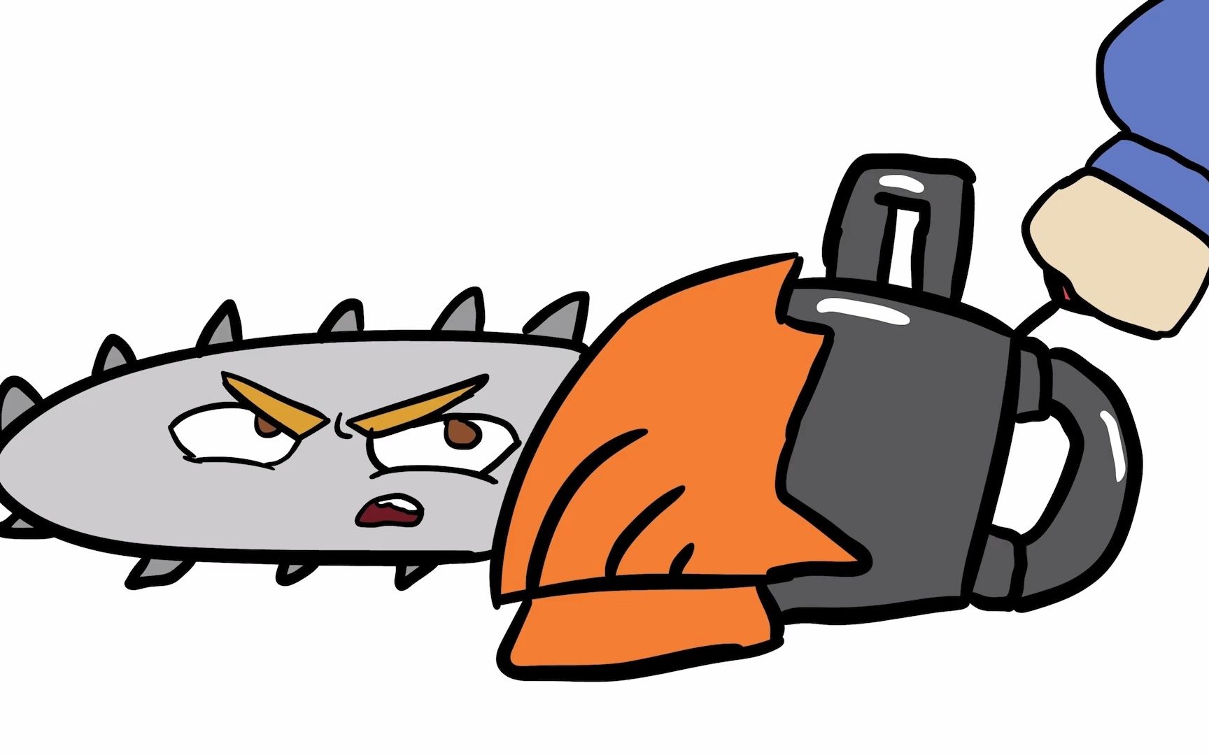 电次君超进化-神圣电锯兽,哈哈哈,你知道电次的超进化是什么样子嘛?