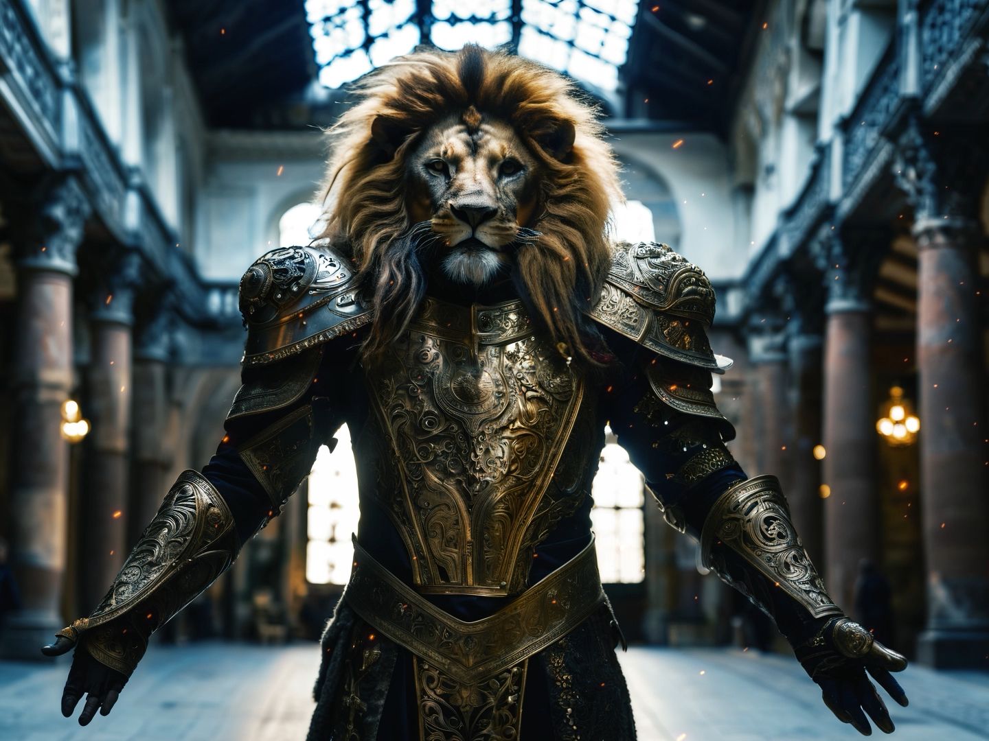 西方魔幻狮战士