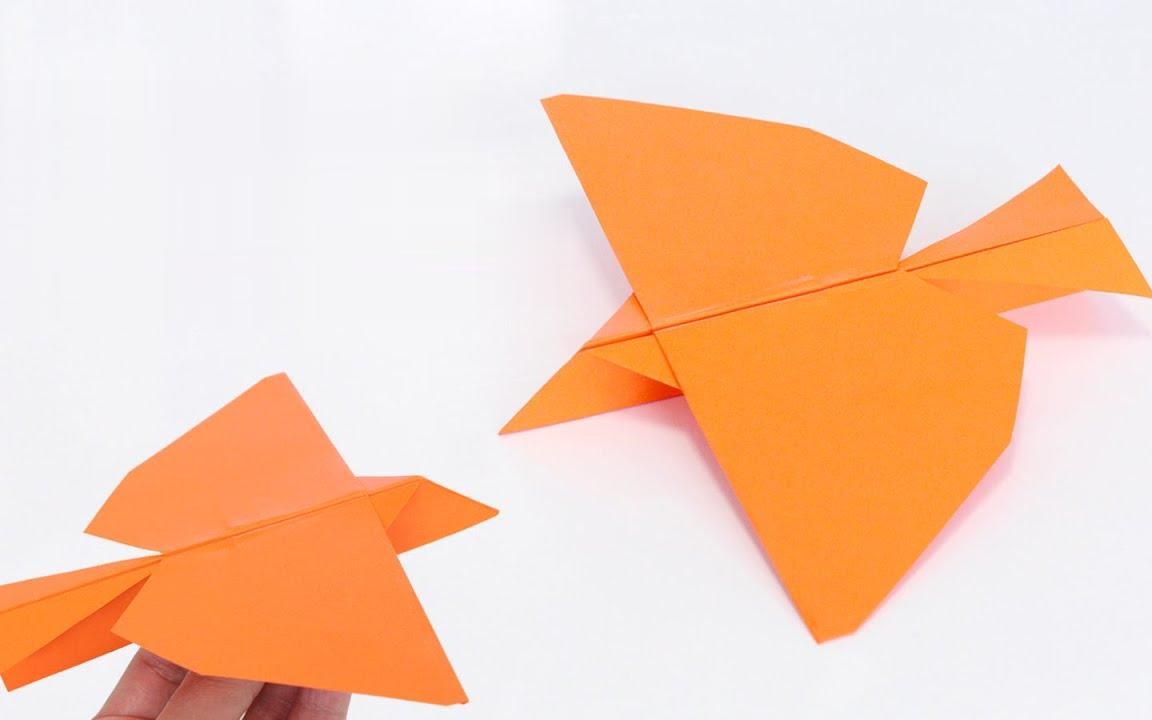 今天我们来制作一只折纸老鹰!