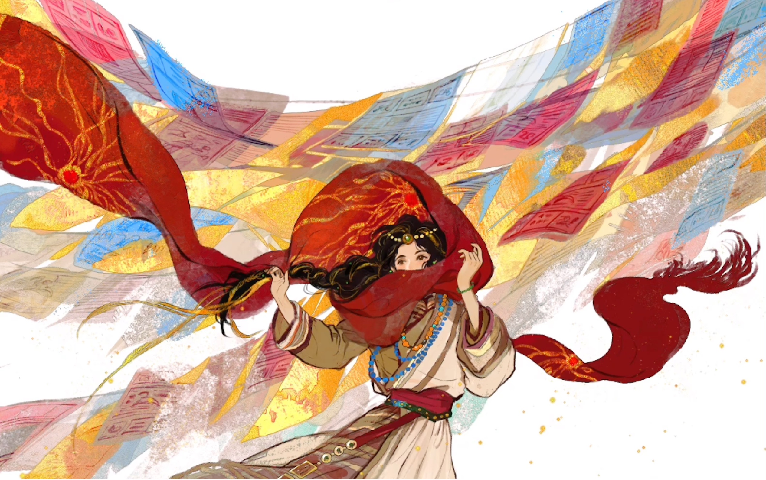 【artstudio pro】是风动/藏族经幡绘画过程