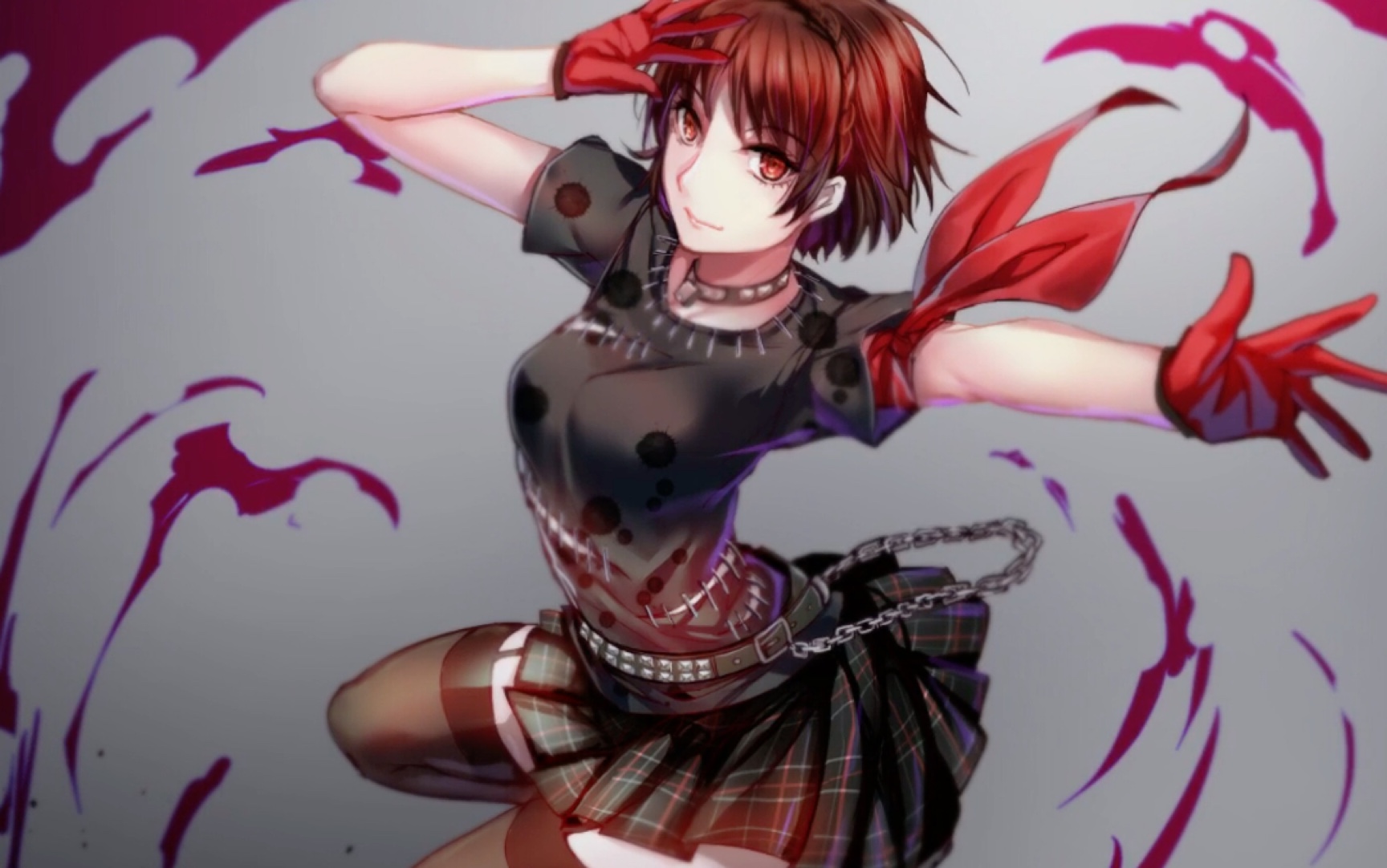 女神异闻录5:新岛真壁纸,快来收藏吧!