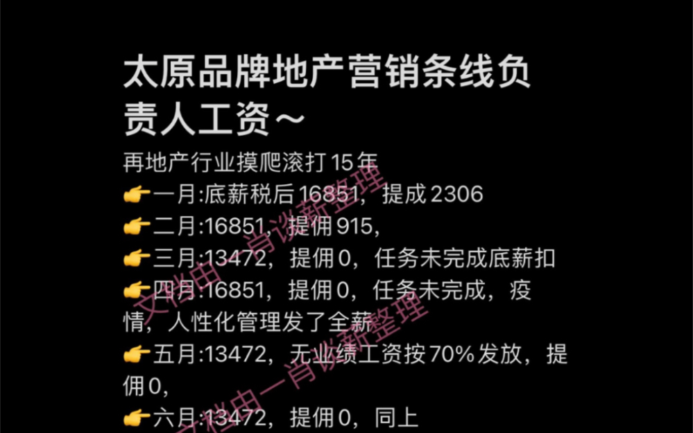 在太原,年薪21万的地产销售你会不会羡慕哔哩哔哩bilibili