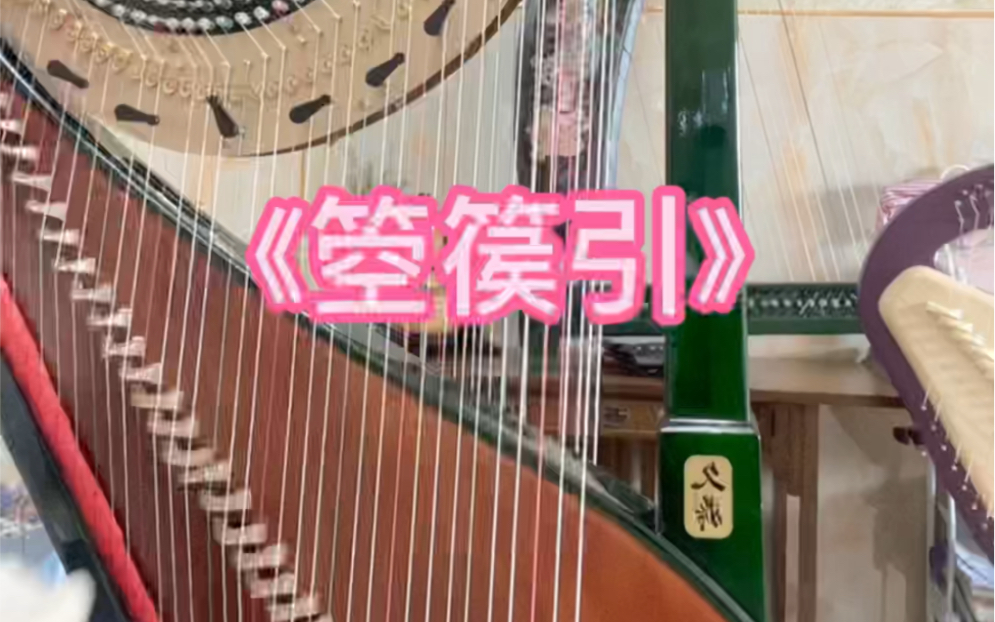 [图]《箜篌引》这个是古箜篌版本的曲，用现代大型箜篌演奏的完全是因为懒