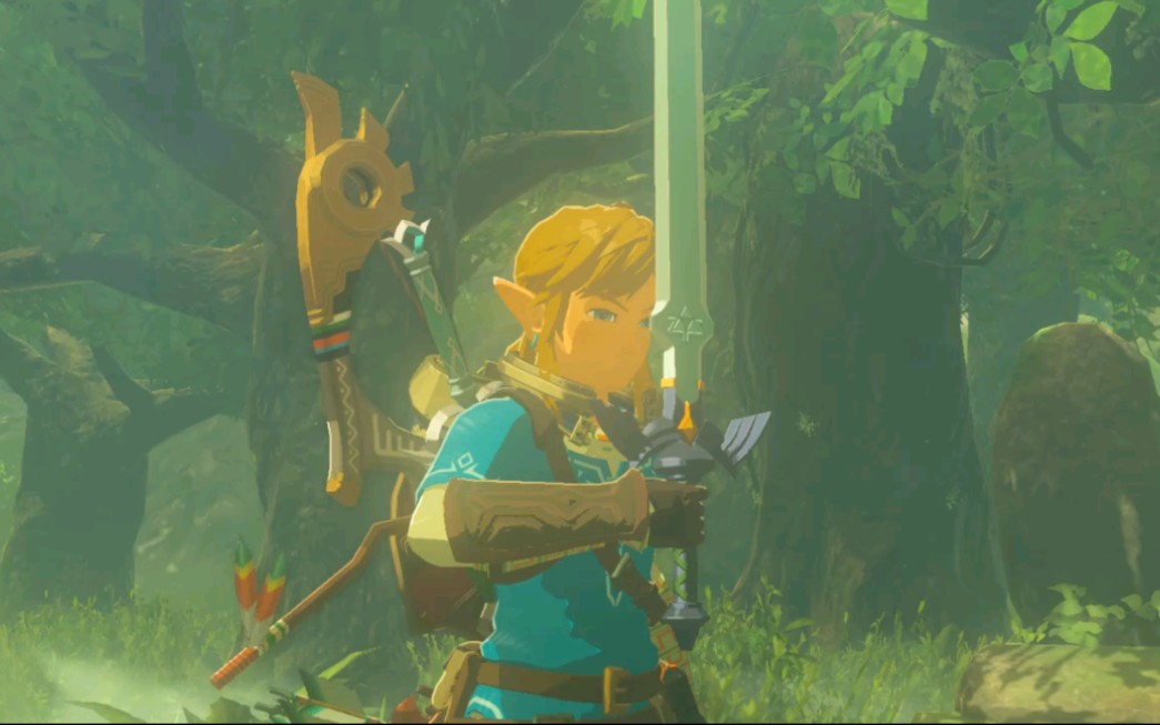 旷野之息林克拔剑瞬间,这一段真的百看不厌