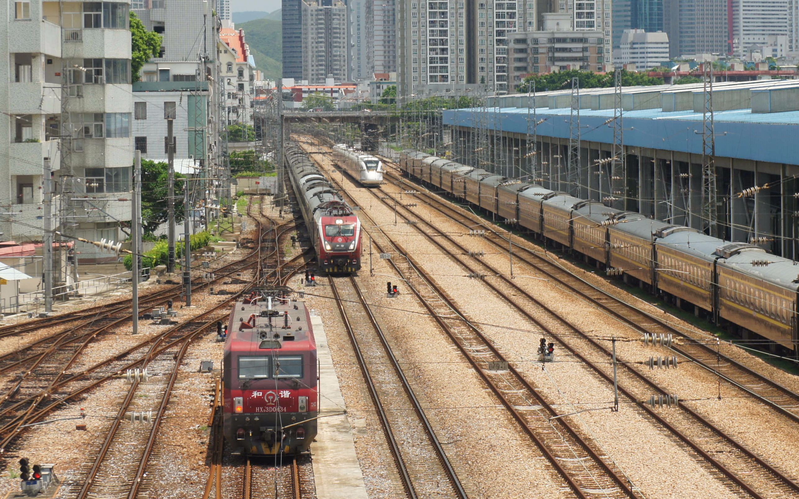 【火车】hxd1d 0226 牵引 t212 深圳