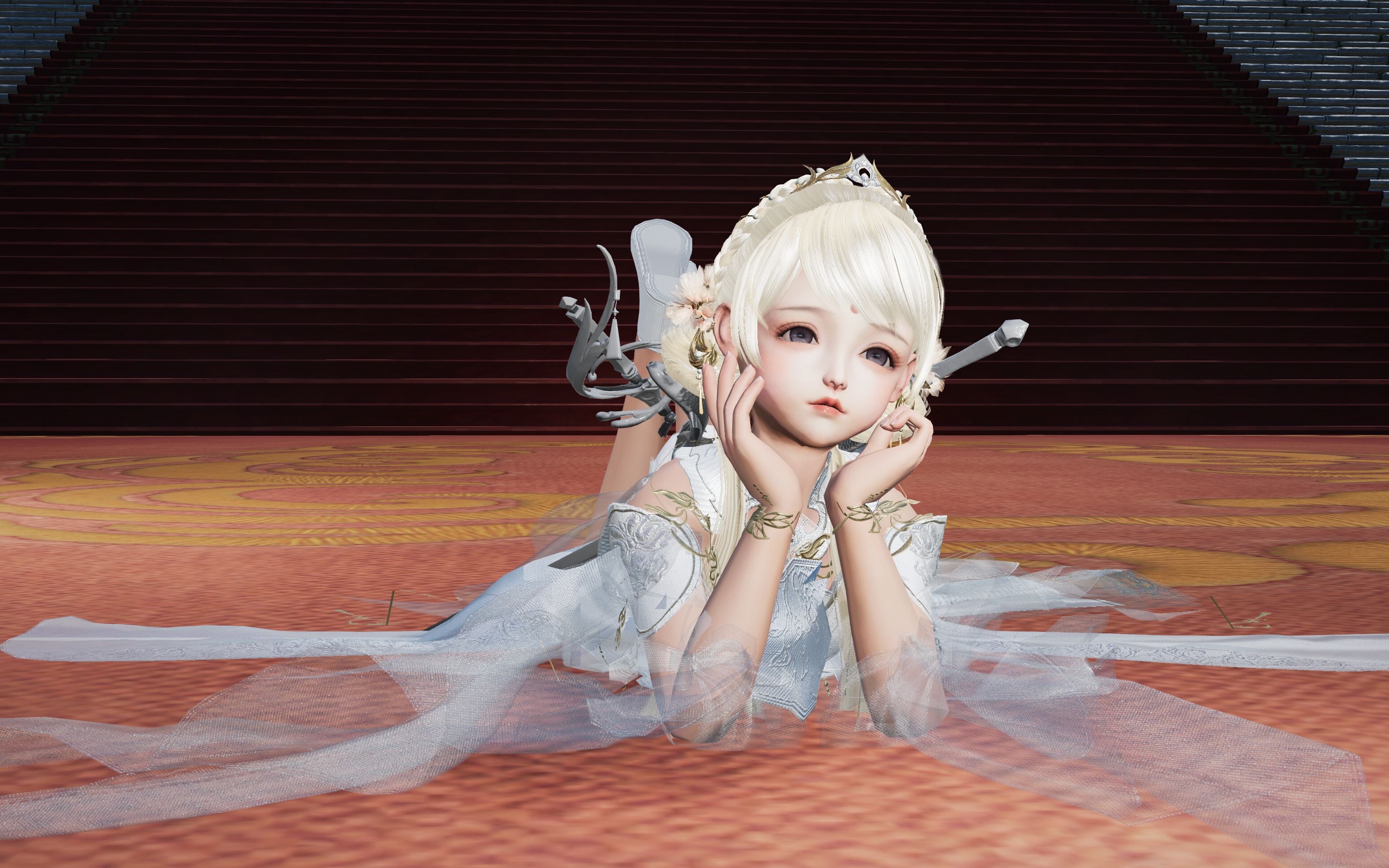 【剑网3】四月新外观白楼兰 白如归乐实装!