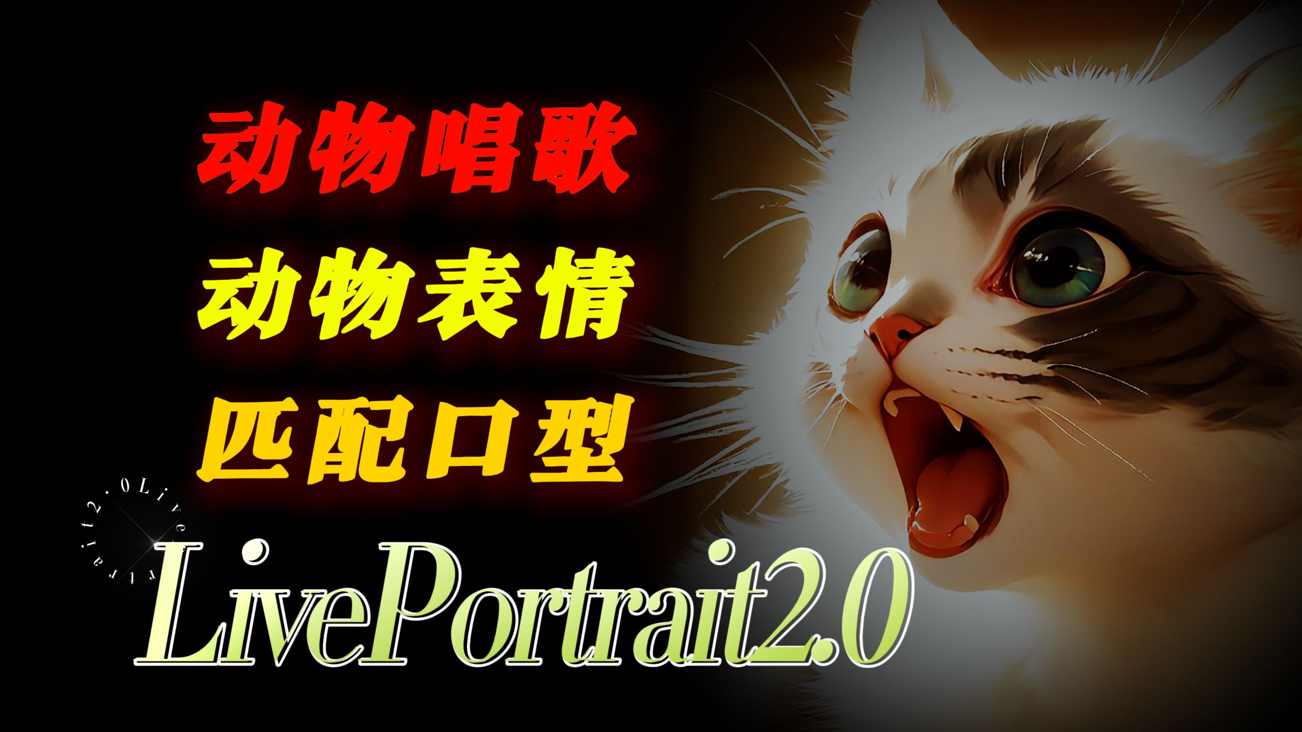 LivePortrait 2.0 教程:让动物照片动起来,匹配口型,一键操作!LivePortrait2.0 动物表情 口型匹配哔哩哔哩bilibili