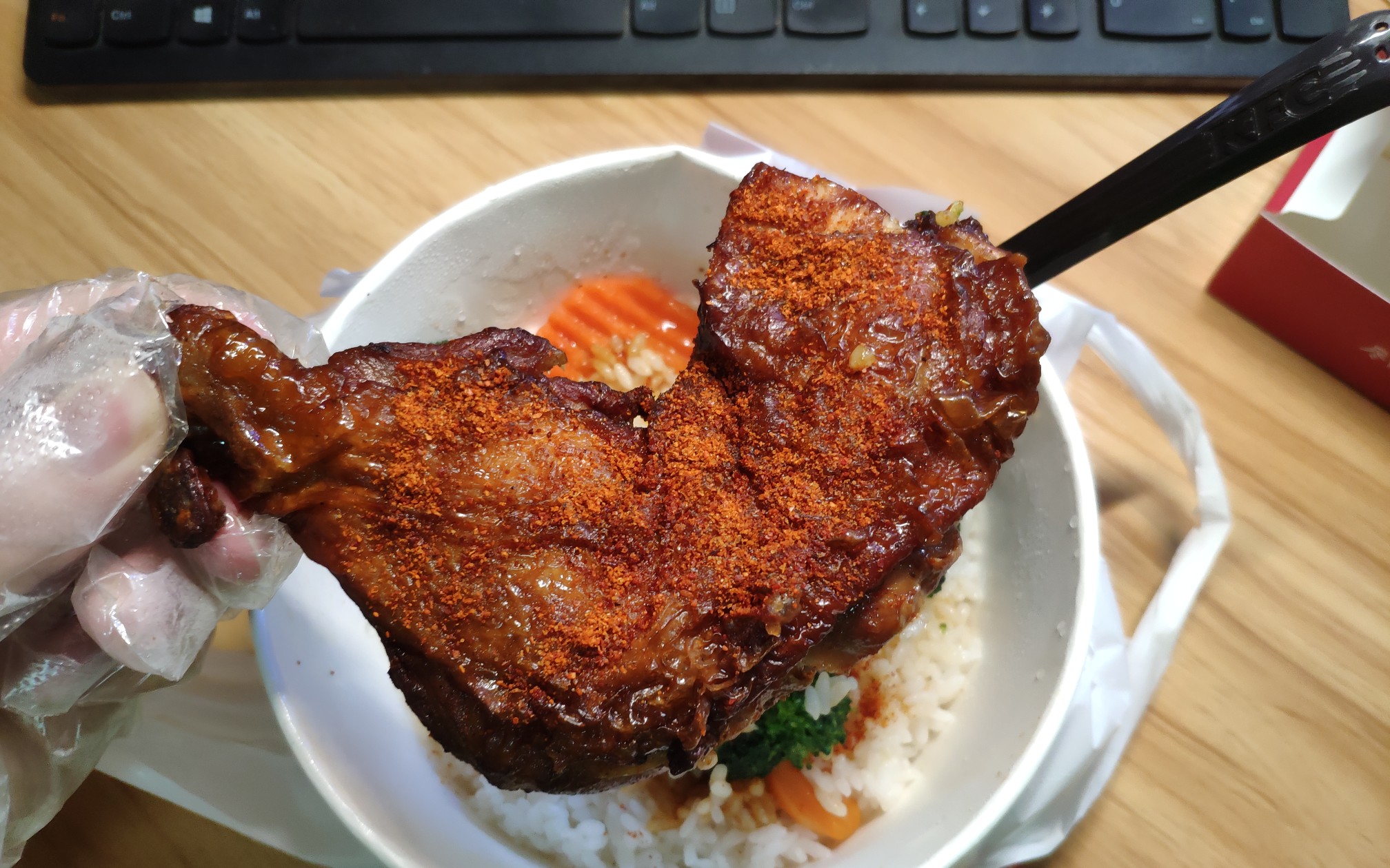 肯德基港式脆皮鸡腿饭乐极迷途