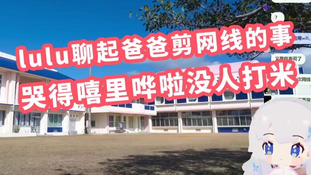 lulu聊起玩游戏被爸爸剪网线的事哭得嘻里哗啦 没人打米光速变脸【雫るる】