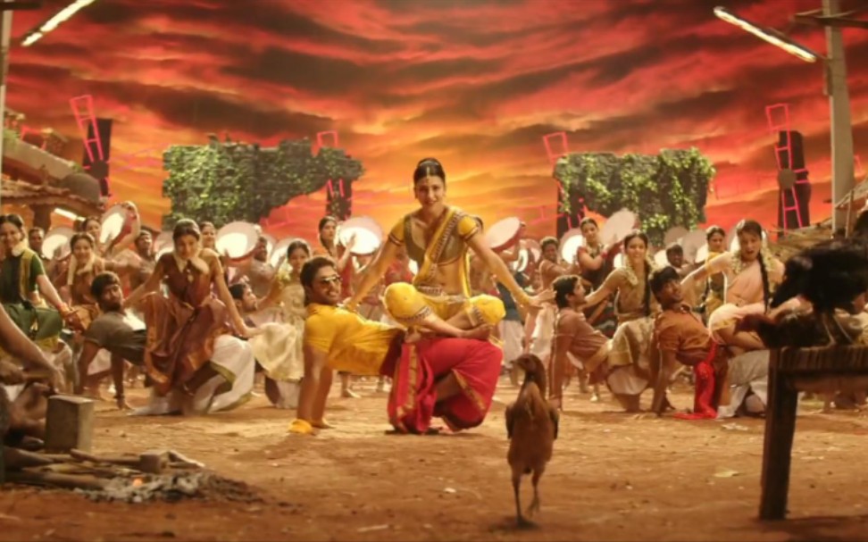 印度开挂电影野马五段歌舞表演阿留阿琼舞蹈功底真的太扎实了