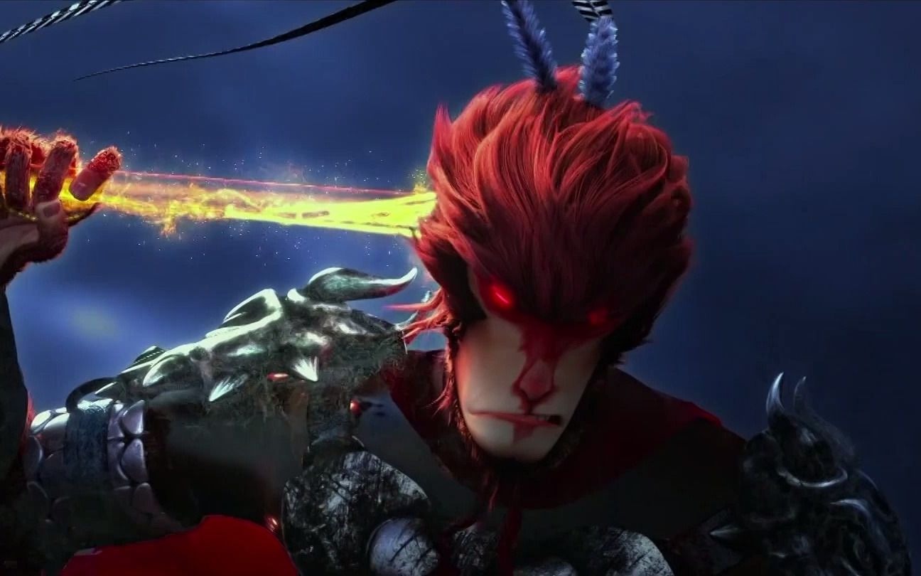 (大圣归来):变身的大圣太帅了有没有.金箍棒太6了