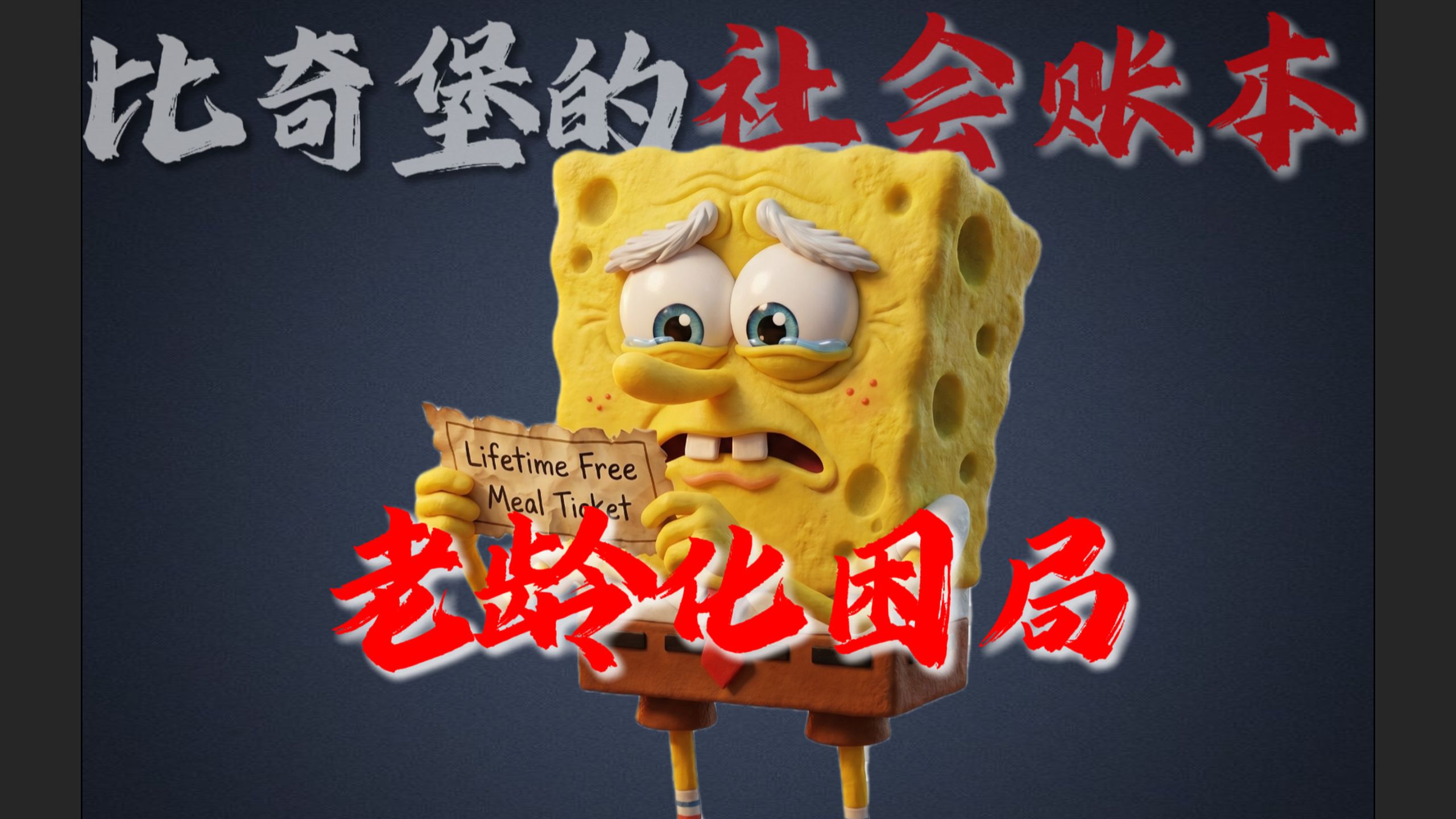 （（重置）重置版）比奇堡最现实的社会账本：老龄化困局。