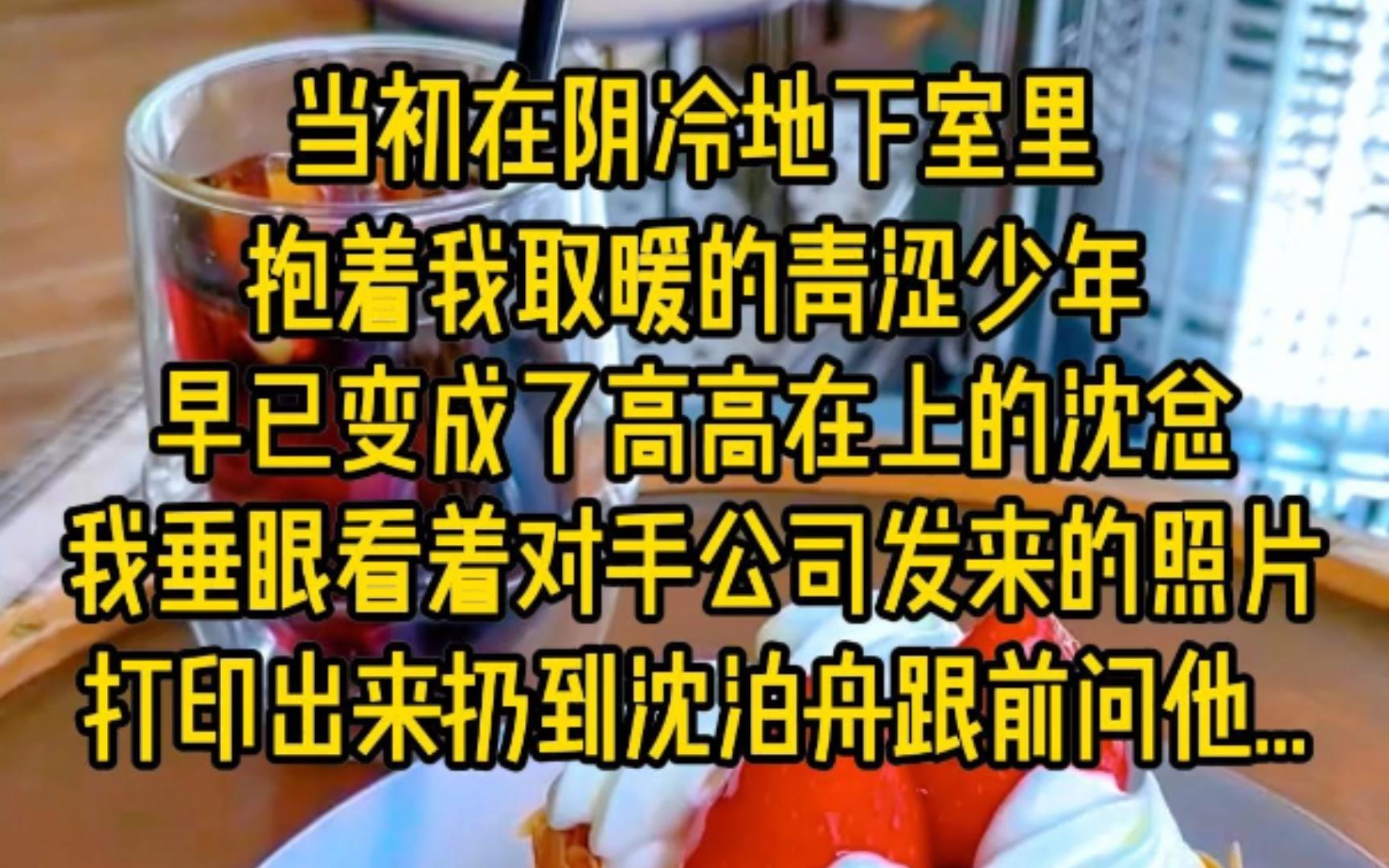 当初在阴冷地下室里抱着我取暖的青涩少年,早已变成了高高在上的沈总,我垂眼看着对手公司发来的照片,心中没有一点波澜,,我把那沓照片打印出来扔...