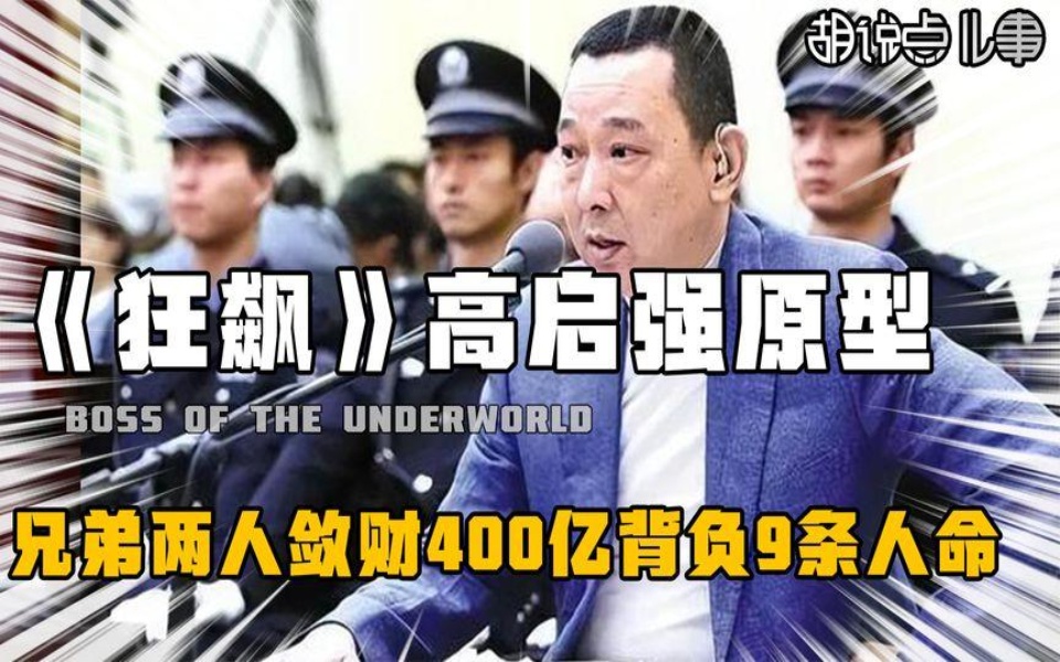 狂飙高启强原型曝光,狂敛400亿身背9条人命,比电视剧更加猖狂哔哩哔哩bilibili