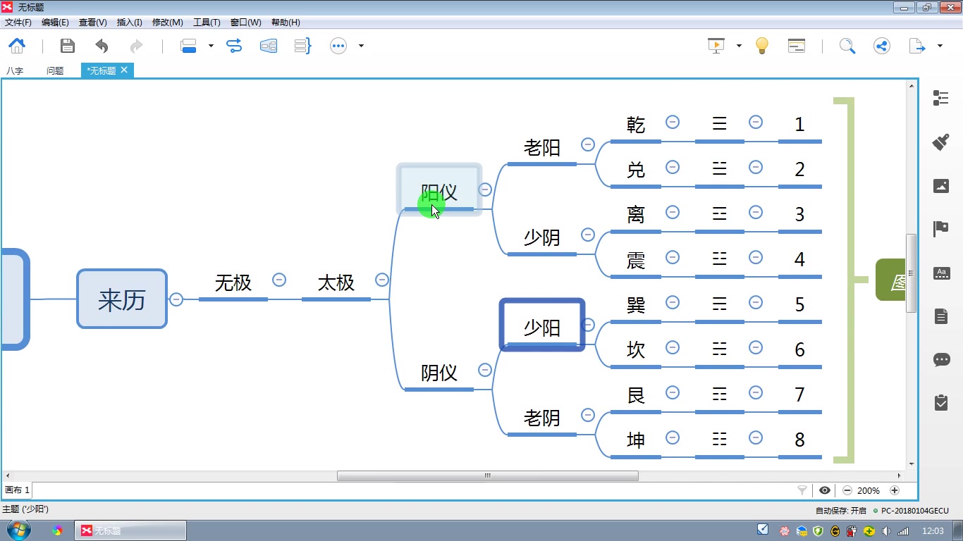 八卦来历:无极生太极,太极生两仪,两仪生四象,四象生八卦哔哩哔哩bilibili