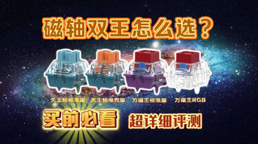 最强磁轴】稳如泰山！TTC天王轴｜万磁王轴超详细评测及选购建议