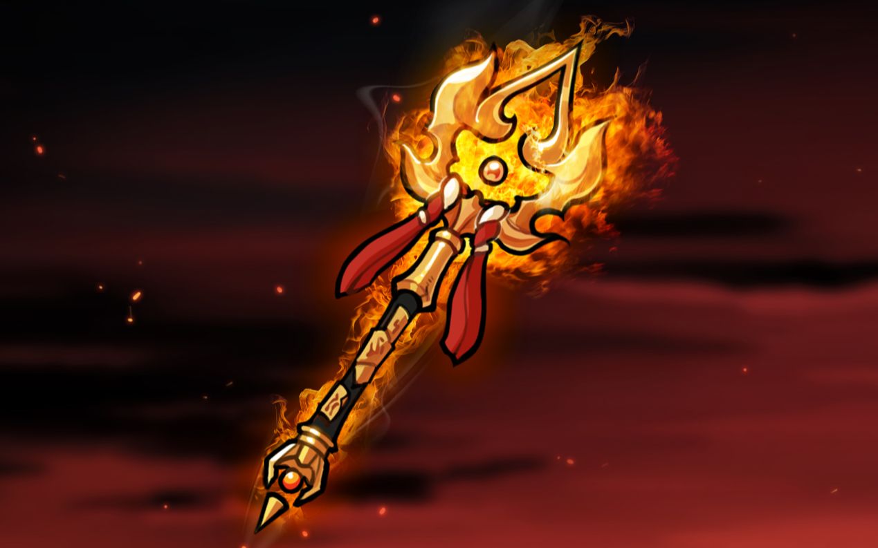 全新武器炎之灵的咆哮神炎杖