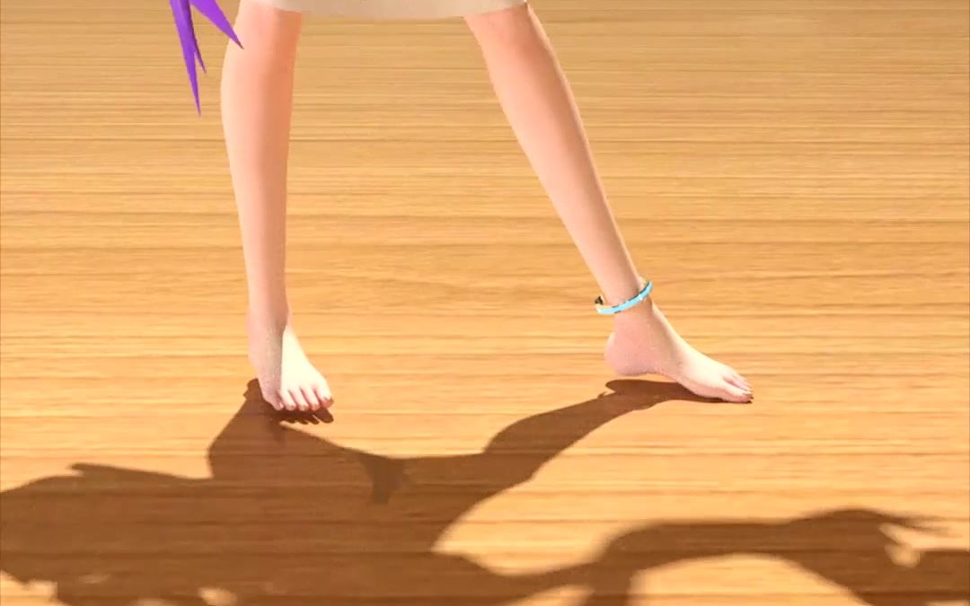 【mmd/miku/布料】光脚丫子跳舞是什么感觉?