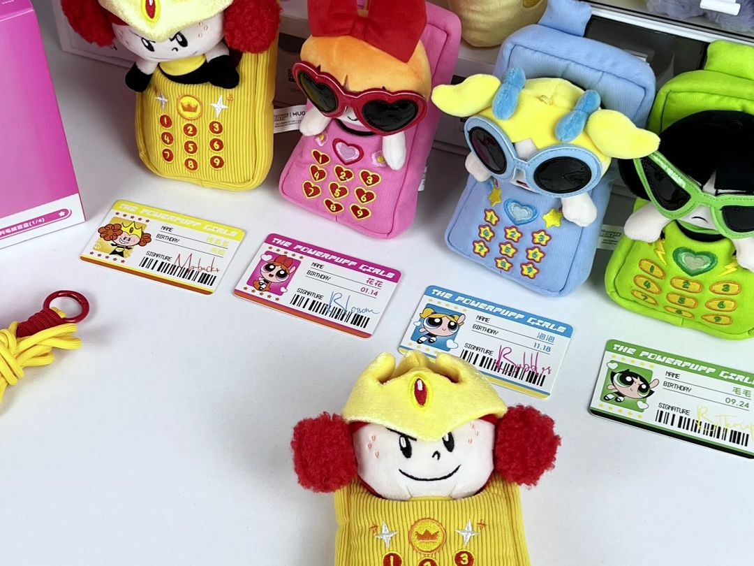 【潮流毛绒】飞天小女警手机盲盒|隐藏款魔人啾啾,钱多多公主~你最爱