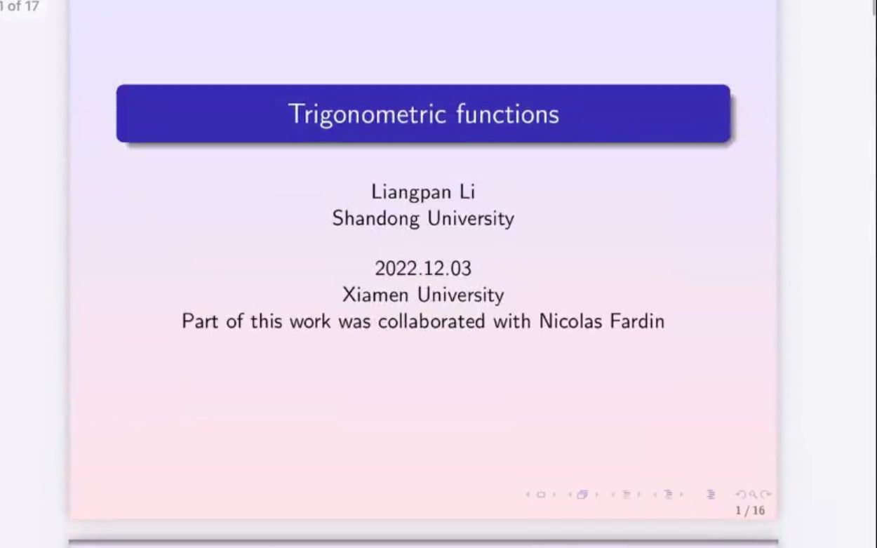 [图]三角函数 Trigonometric functions（by李良攀）