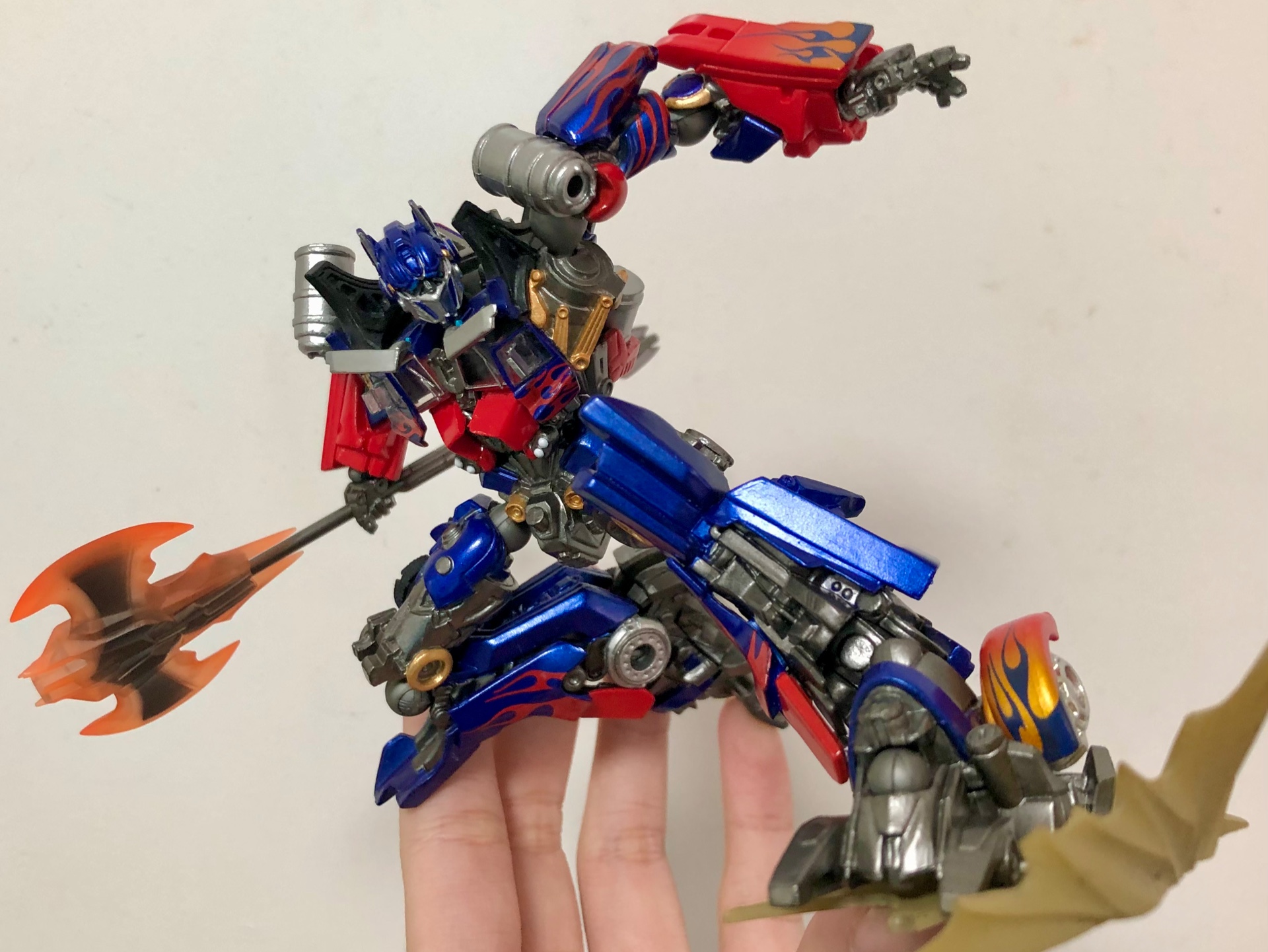 海洋堂 特摄系列 变三擎天柱飞翼套装 pose