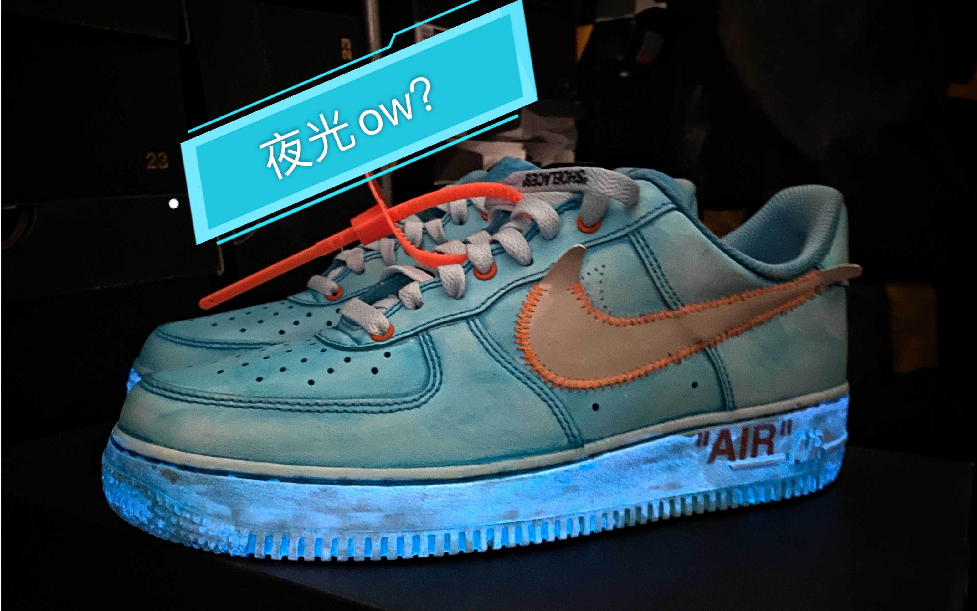 US8球鞋定制 AF1浸染定制版蓝色艺术馆分享哔哩哔哩bilibili