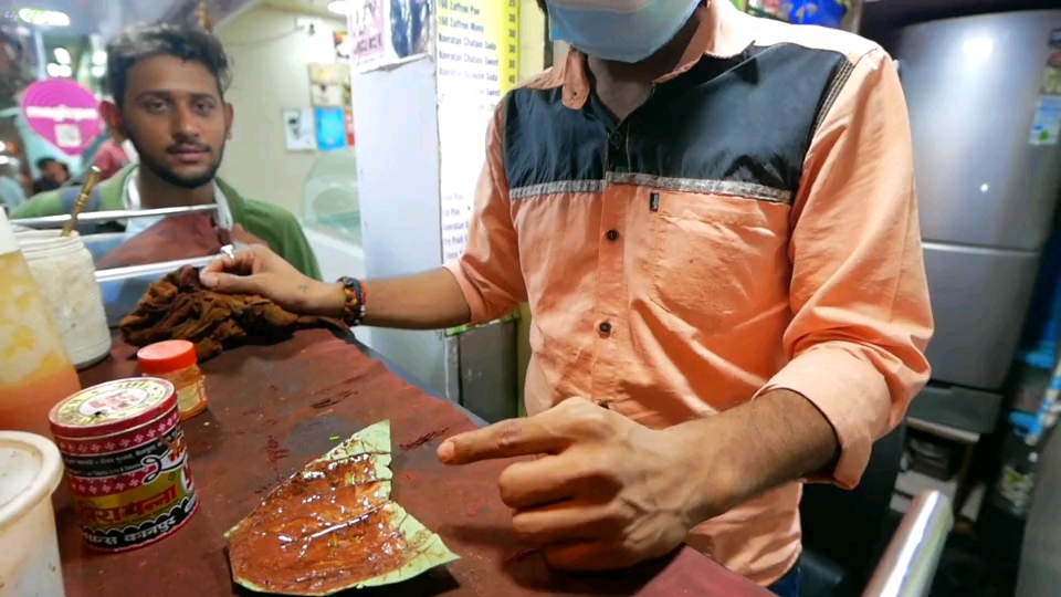 印度街边零食  火焰槟榔干净又卫生