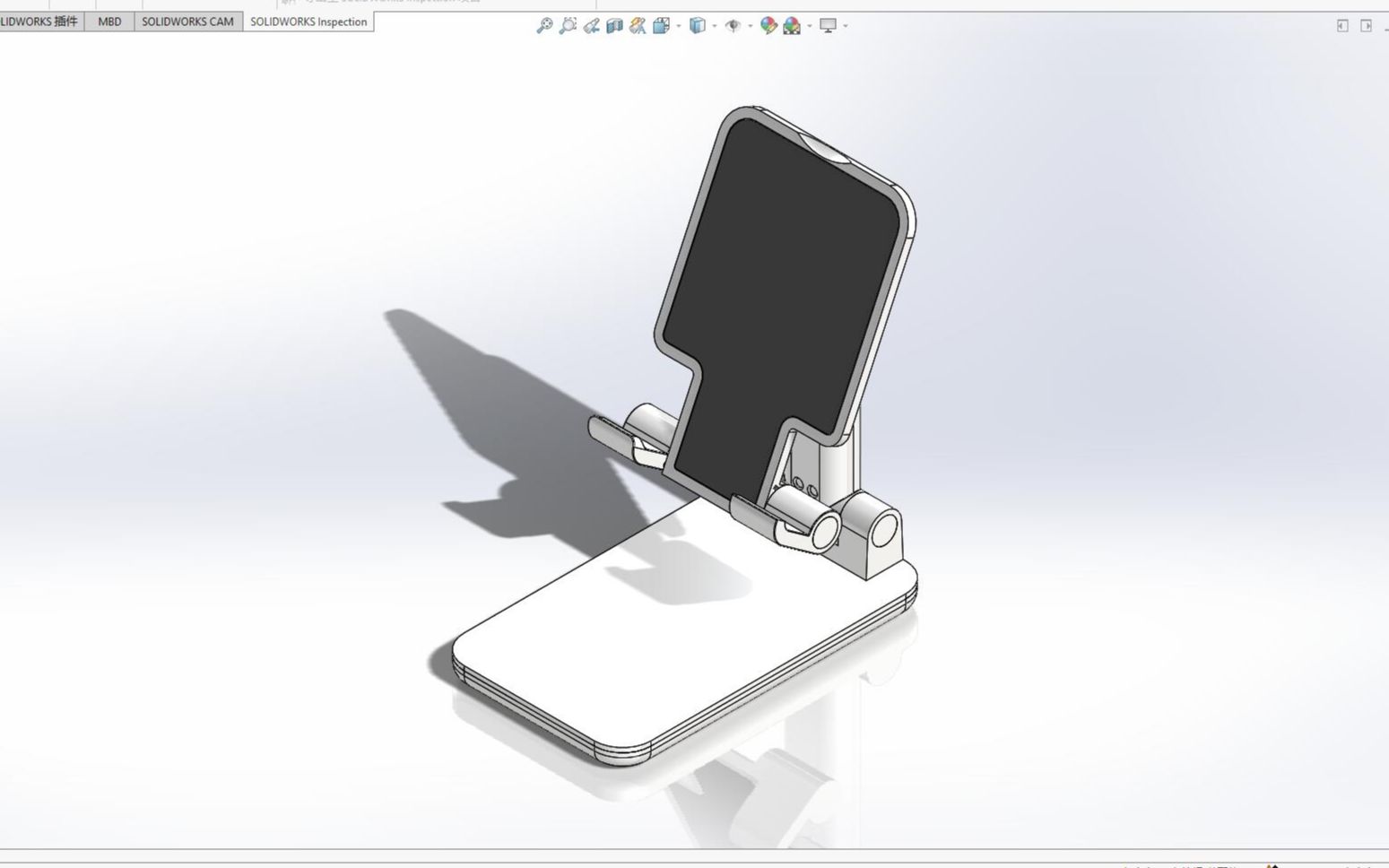 [图]solidworks手机支架