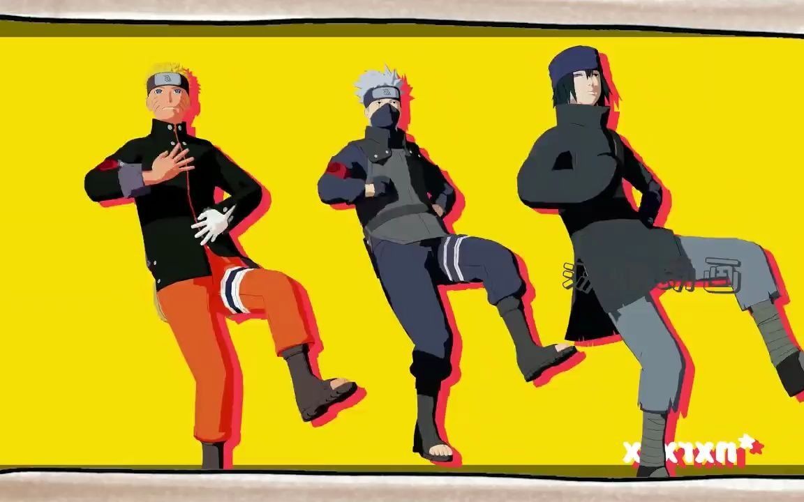 火影忍者舞蹈动画,鸣人和雏田