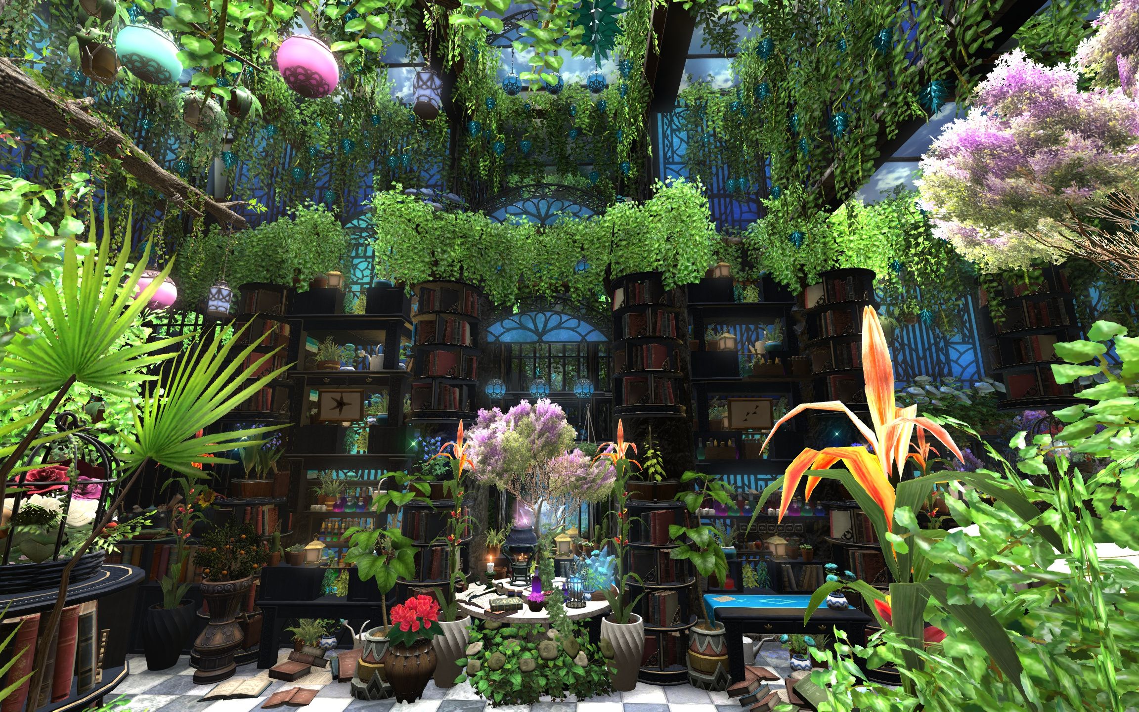 ff14装修转载 sie sta水晶都花房6.4版本