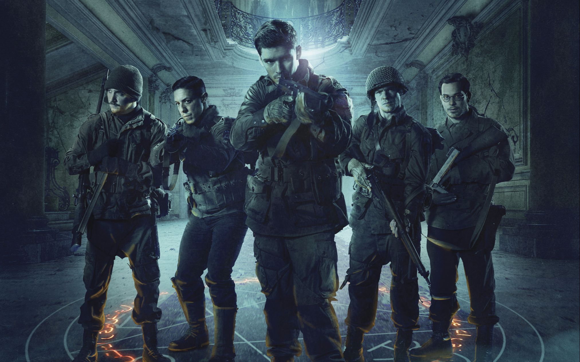 4k二战恐怖片美军遭遇邪恶力量战争幽灵北美版正式预告片