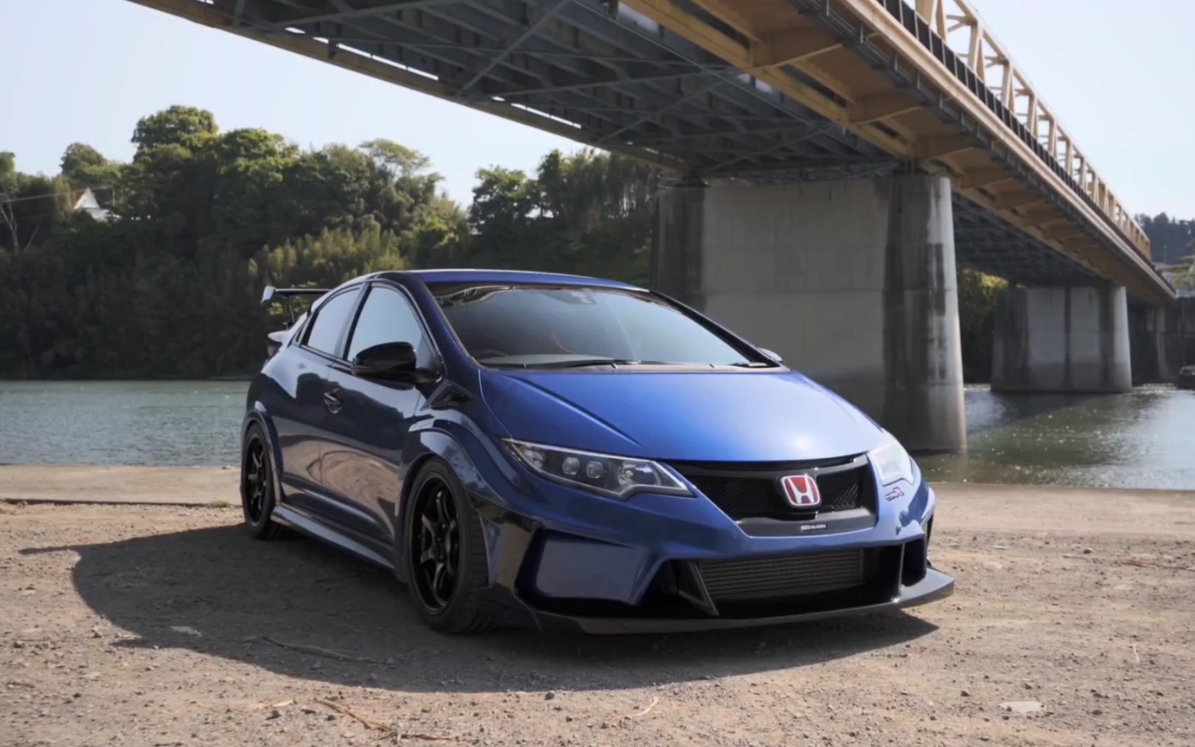 【1080p】本田思域fk2 type-r改装跑街