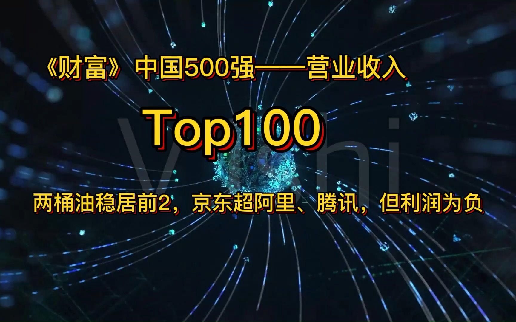 2022年财务中国营业收入TOP100,京东超阿里、腾讯,500家上市公司总营业收入较去年增长17.4%,净利润增长9.2%哔哩哔哩bilibili