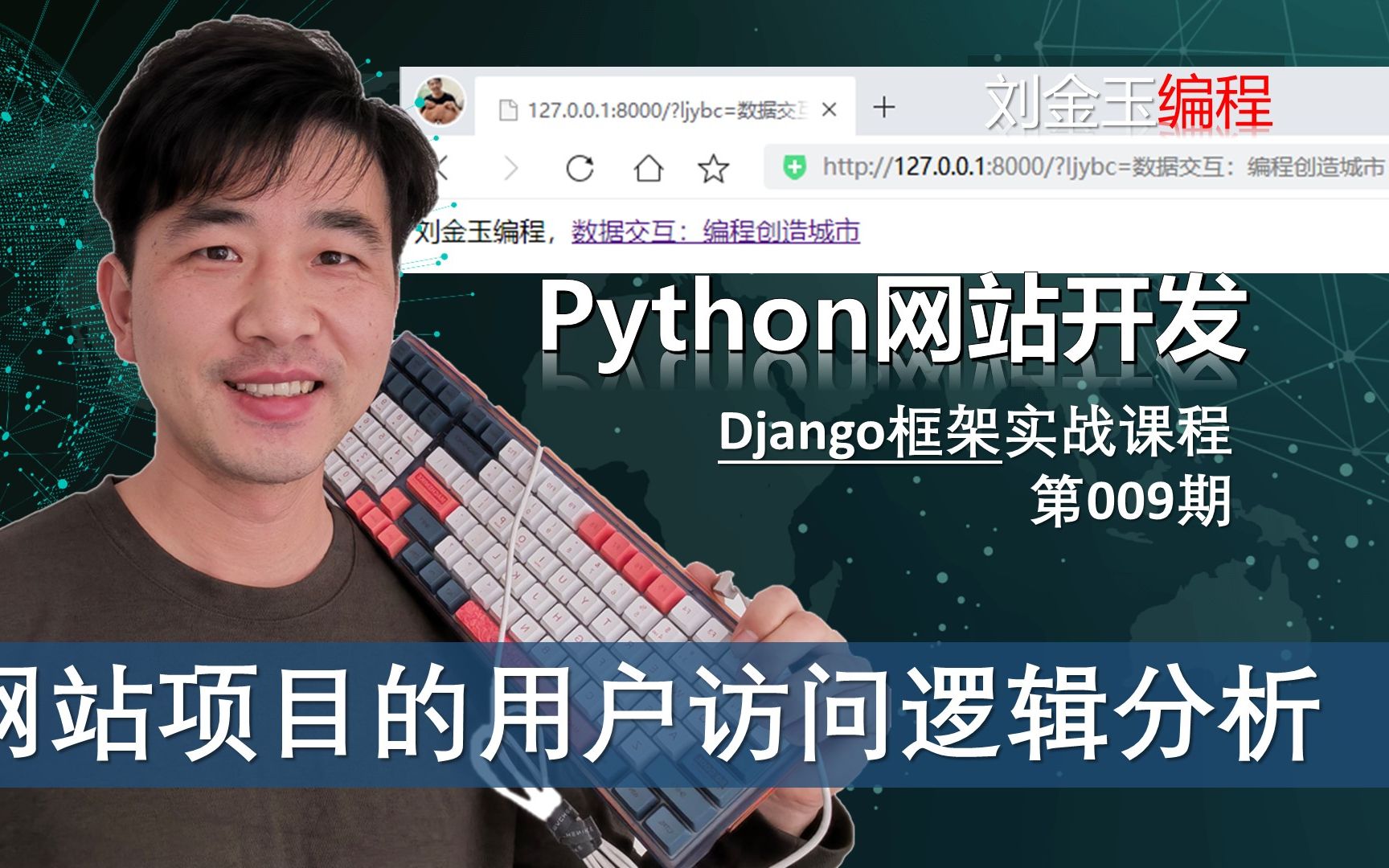 python数据交互!网站项目的用户访问逻辑分析,详解数据流过程【Django专题009期】哔哩哔哩bilibili