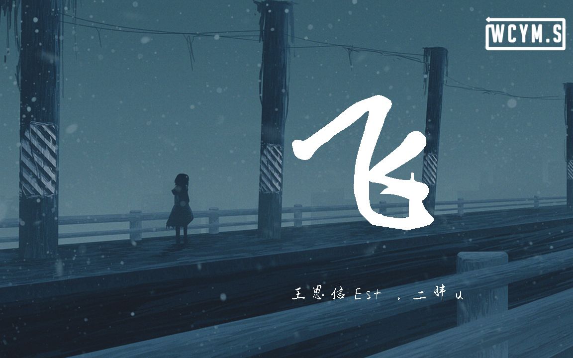 王恩信est二胖u飞动态歌词lyricsvideo
