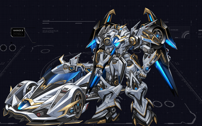 qq飞车全新首发t2雷电神王