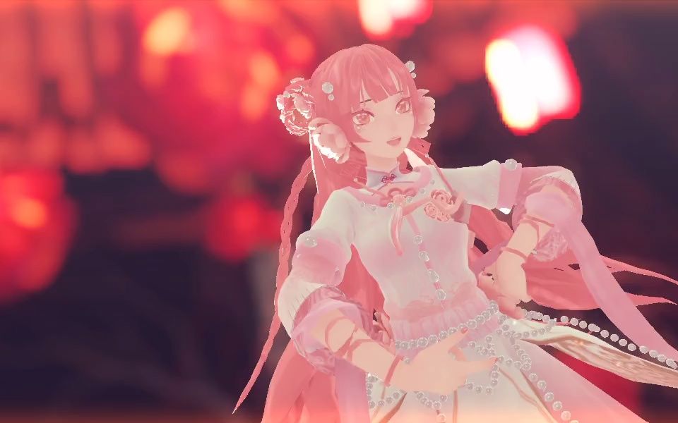 【东方栀子/mmd】她唱着她乡遇故知—探窗-东方栀子桃花烟_哔哩哔哩