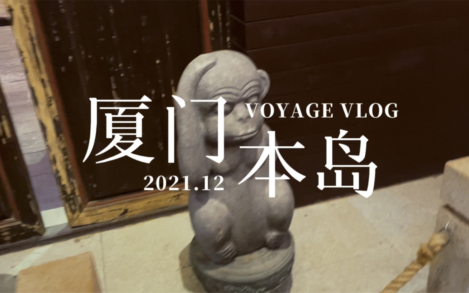 【旅行vlog】2021年末厦门本岛哔哩哔哩bilibili