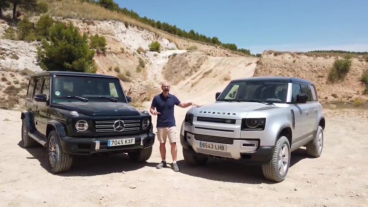 全新路虎卫士和奔驰g越野测试对比landroverdefendervsmercedesclaseg
