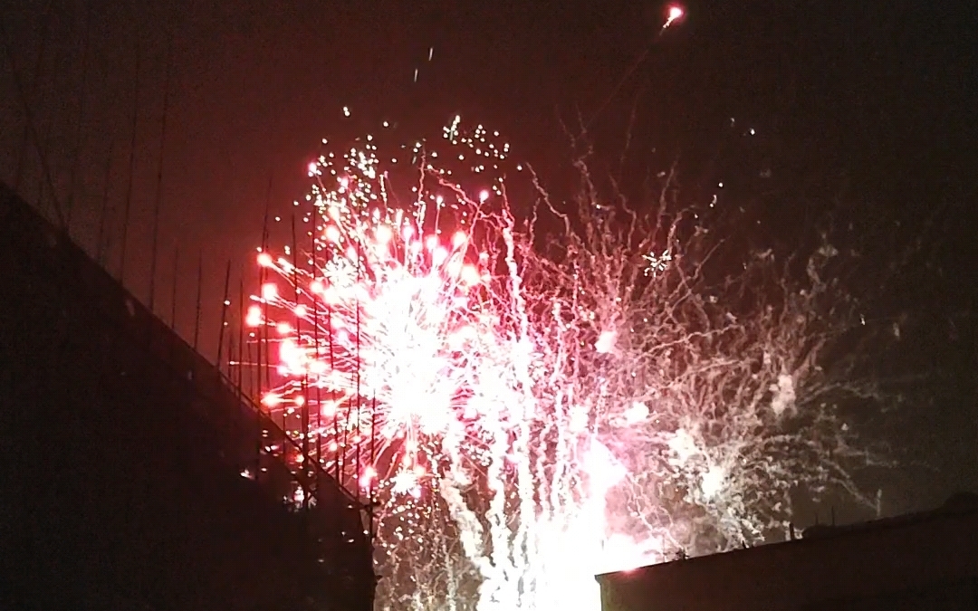 潮汕乡村烟花秀