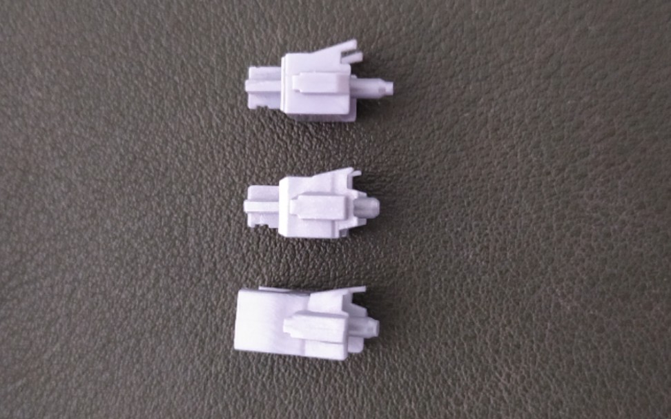 三种加长轴芯的银轴 对比