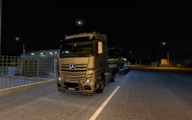 欧卡2奔驰1842意大利南部运输压路机dyna cc-2200