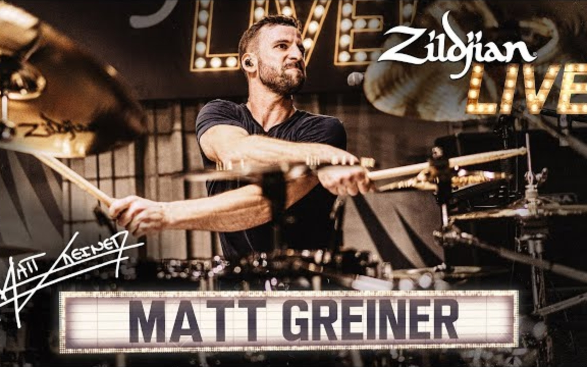 Zildjian LIVE!  Matt Greiner 4K 附完整乐谱哔哩哔哩bilibili